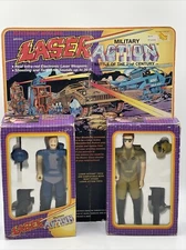 Vintage Laser Military Action Toys Open Box Works Sears 1986 80s Electronic VTG