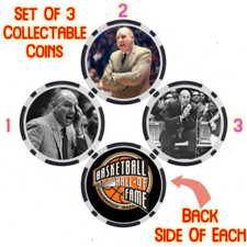 ALEX HANNUM - BASKETBALL HALL OF FAME - COLLECTABLE COIN SET