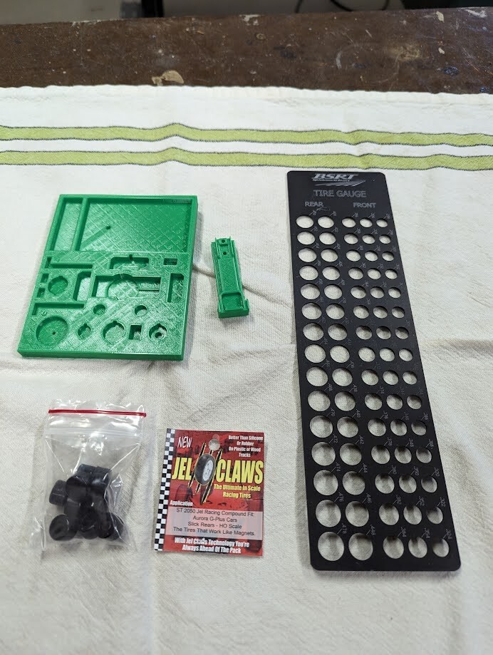 BSRT HO Slot car tire gauge plus extras eBay