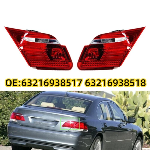 für BMW 7er E65 E66 E67 Facelift Heckleuchte Rückleuchte innen Rechts & Links - Picture 4 of 17