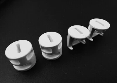 8x 119030 / 131361 - Boîtiers d'assemblage excentrique blancs IKEA