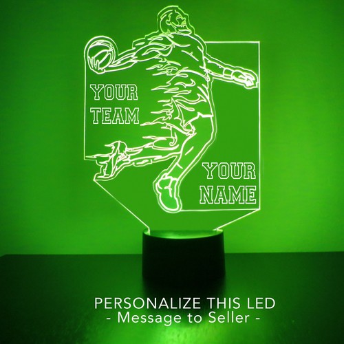 Houston Rockets Night Light, Personalizado GRATIS, Baloncesto LED Lámpara de ventilador deportivo - Imagen 9 de 10