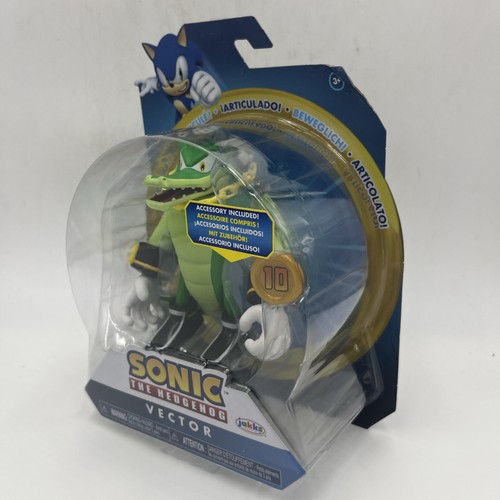Modellino Sonic The Hedgehog Vector & Super Ring 4" Jakks Pacific - Foto 4 di 4