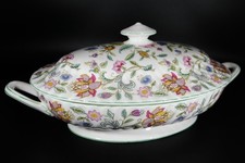 Minton Haddon Hall Covered Vegetable Dish Tur...