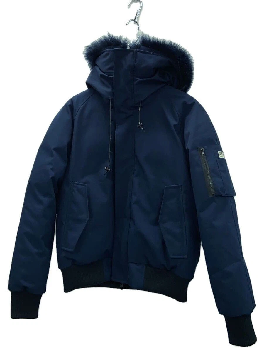 KENZO Piumino Pelliccia L Nylon Navy Tinta Unita F865BL2001NK