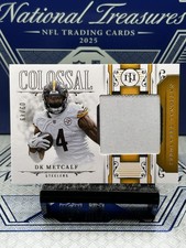 2025 National Treasures DK Metcalf Colossal Materials Patch SSP/49 Steelers🔥