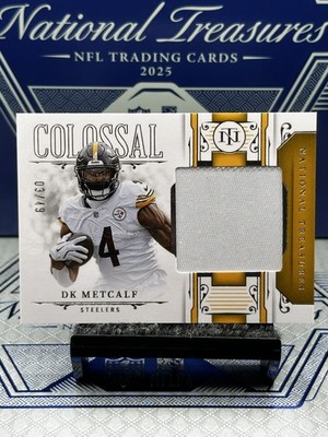 世界49枚！Panini National Treasures ファン バステン 2025 Panini National Treasures - Colossal Materials DK Metcalf