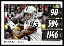 2020 Score Next Level Stats Red Darren Waller Las Vegas Raiders #NLS-DW