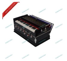 7 Stopper Double With 39 Key And 440 Hz Long Sustain Harmonium With Bag