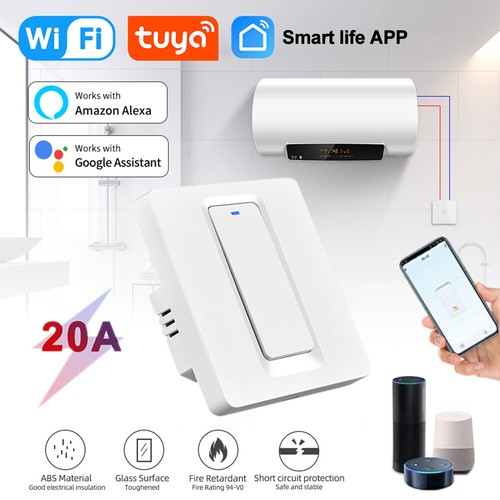 20/40A WiFi Boiler Water Heater Switch EU UK 4000W Tuya App Voice Control - Picture 16 of 19