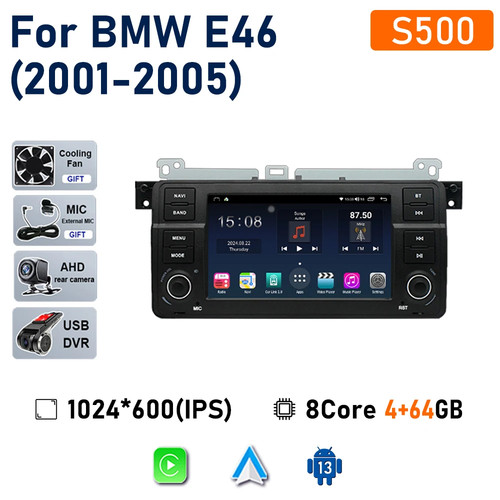 7" Android Screen For BMW E46 M3 318 320 325 330 335 Multimedia Player GPS - Picture 38 of 39