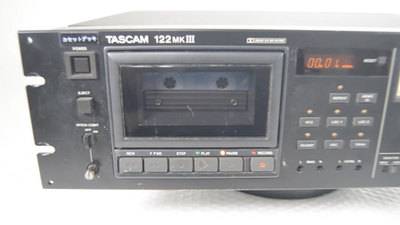 TASCAM プロ業務用高級3ヘッド3モータカセットデッキ 122MK3 動作品 Tascam 122 MKIII MK3 Professional 3-Head Cassette Deck Tested