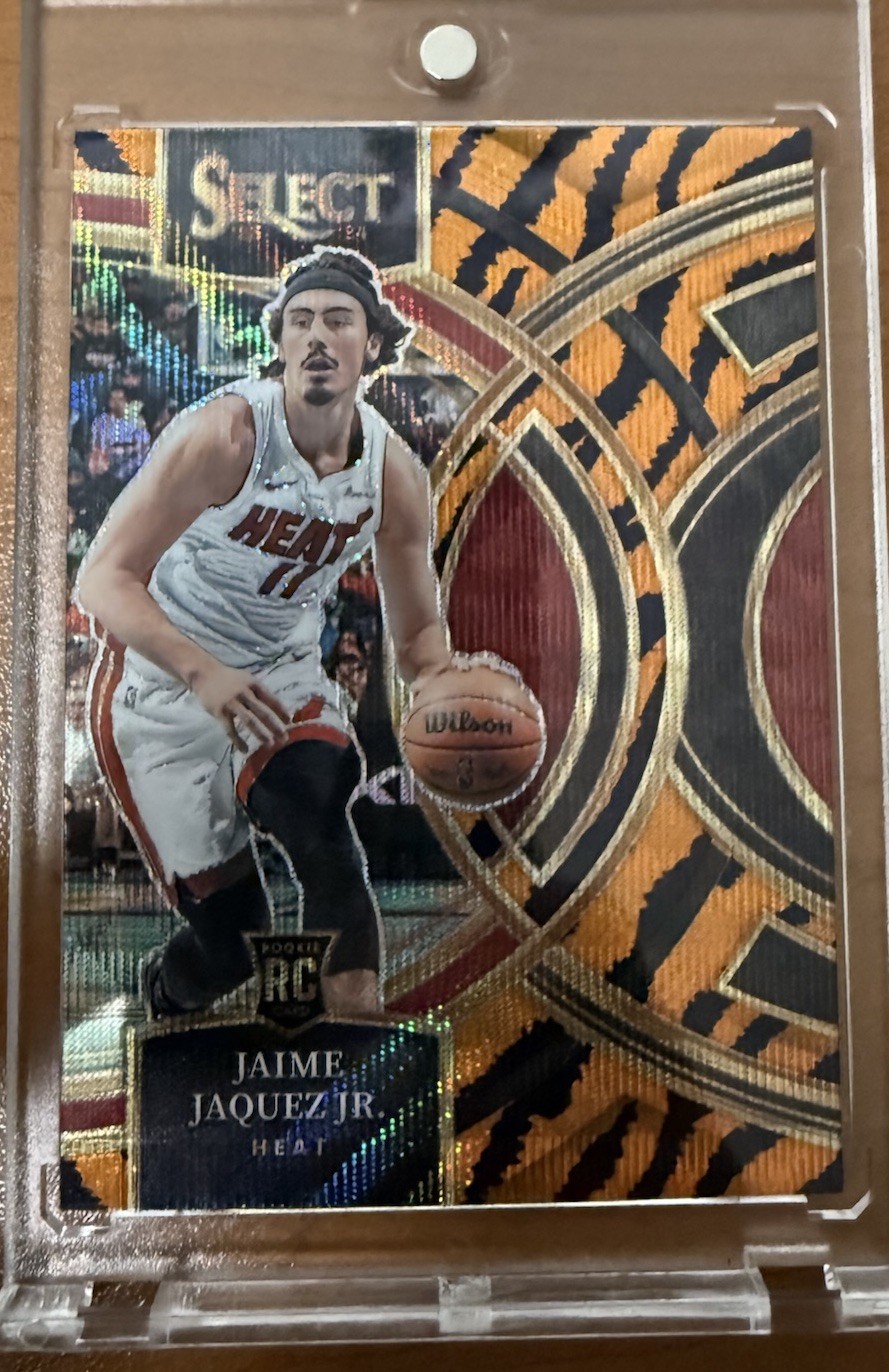 2023-24 Panini Select - Premier Level Jaime Jaquez Jr. #102 Tiger Stripes Prizm