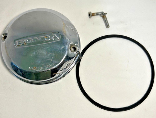 1972-73 OEM HONDA CB350F FOUR CB350 POINTS COVER 30370-323-000