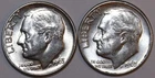 (2 )1963-D Roosevelt Dimes - AU - #9694D - FREE SHIPPING