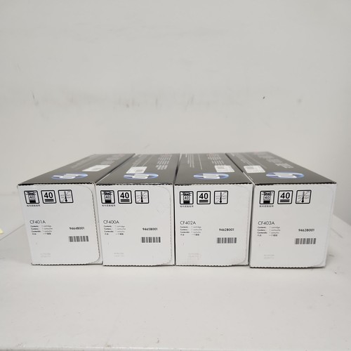HP laser Jet 201A 4 Piece Toner Set-Black,Yellow,Cyan,Magenta - Afbeelding 2 van 7