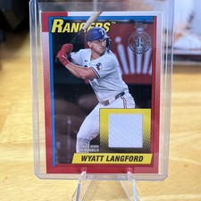 2025 Topps Series 2 1990 Relic Patch Wyatt Langford 90R2-WL Player Worn