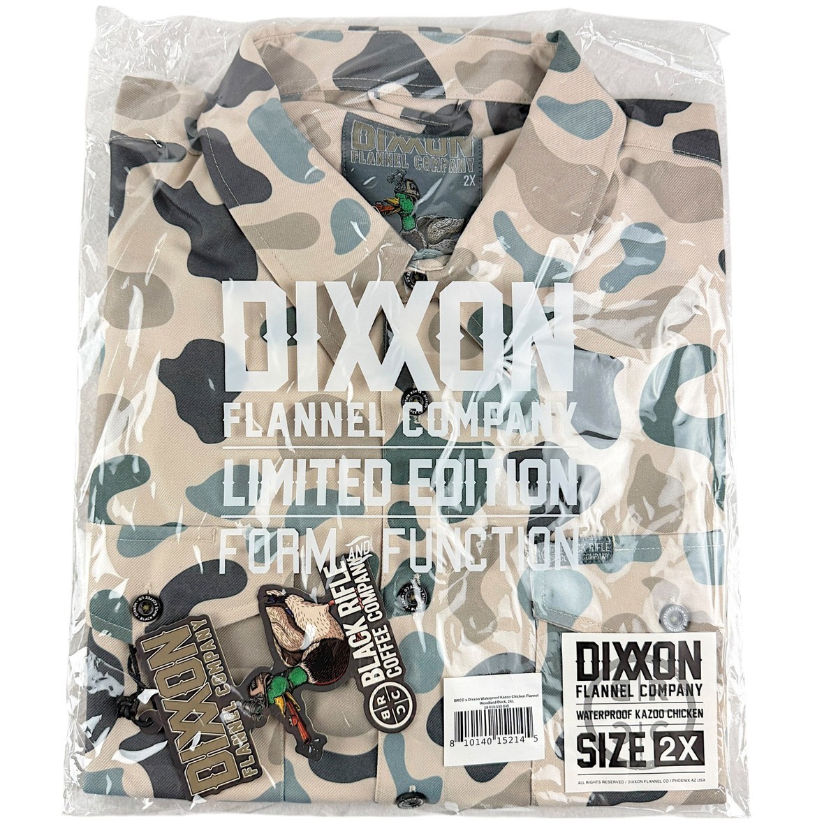 Dixxon Flannel x BRCC Waterproof Chicken Kazoo Mens 2XL Long