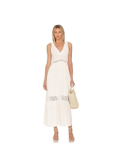 Sanctuary Ivory Bohemian Maxi Dress Sz XL