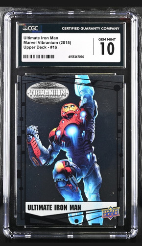 2015 Marvel Vibranium Ultimate Iron Man CGC 10 GEM MINT