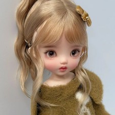 Handmade 1/6 BJD Doll Cute Girl Bare Resin Doll Joint Face Makeup Eyes Toy Gifts