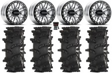 Raceline Ryno Bdlk 15" Wheels Mh 32" Outlaw Max Tires Yamaha YXZ (2019+)