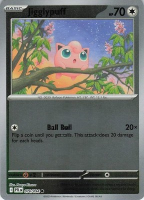 Jigglypuff Common ME02: Phantasmal Flames 076/094 NM