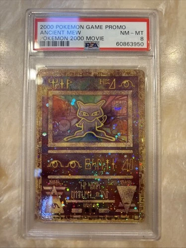 2000 Pokemon Movie Promo Ancient Mew PSA 8 NM-MT