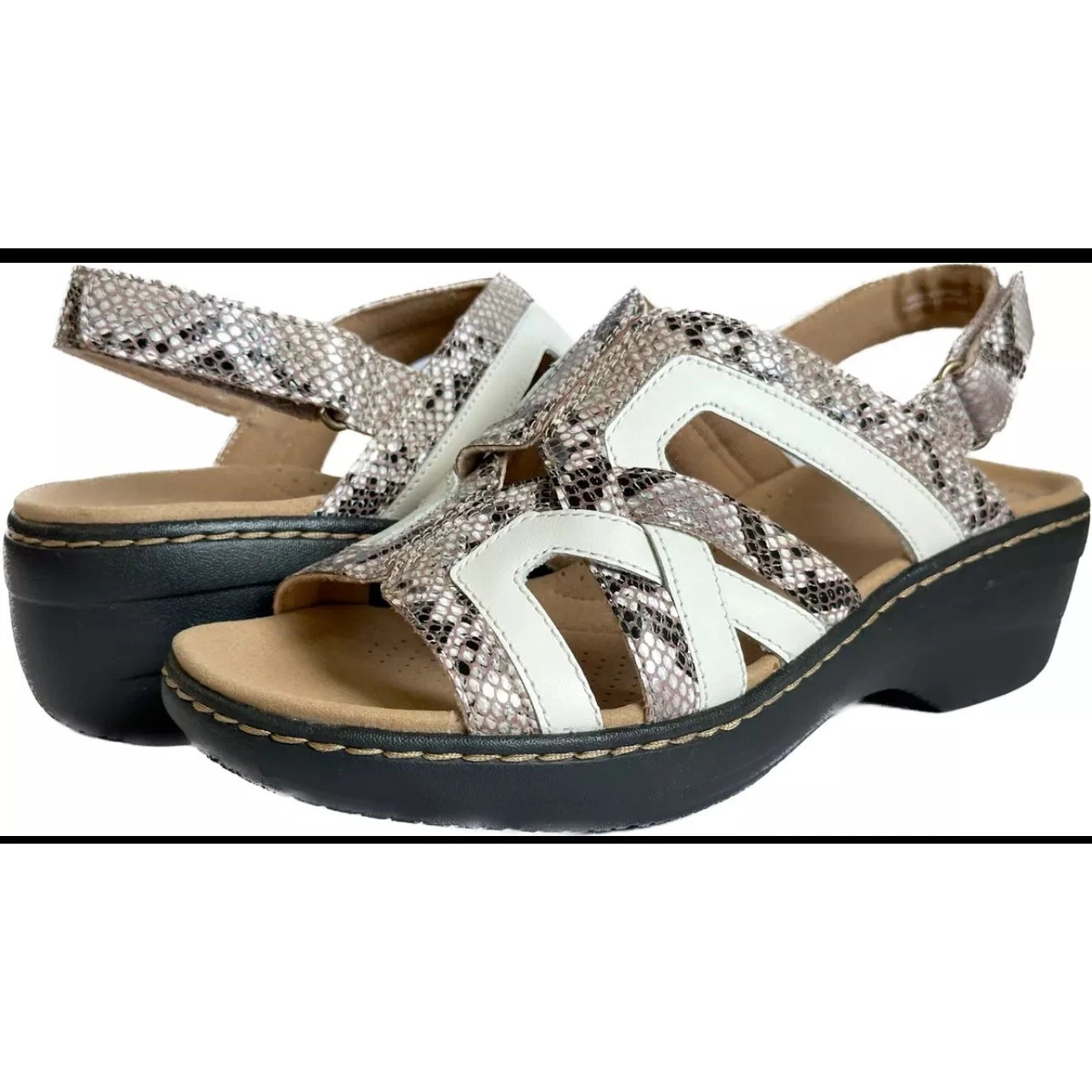 Sandali con tacco Clarks Merliah lilla taglia 10