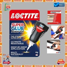 Loctite Super Glue Power Gel Flexible Super Glue with Non Drip Formula 1 x 4g,