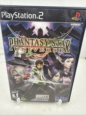 Phantasy Star Universe PlayStation 2 PS2 Complete w/ Manual CIB Tested