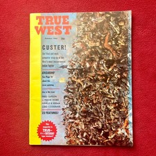 Vintage True West Mag Oct 1963 Custers Last Stand Cover Art Old West History Vintage True West Mag Oct 1963 Custers Last Stand Cover Art Old West History