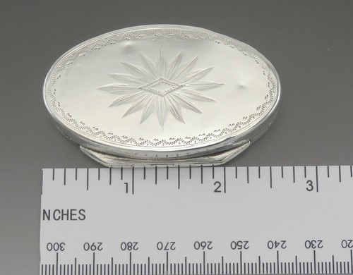 Fine Antique Early 19th Century French First Standard 950 Silver Snuff Box - Picture 5 of 7