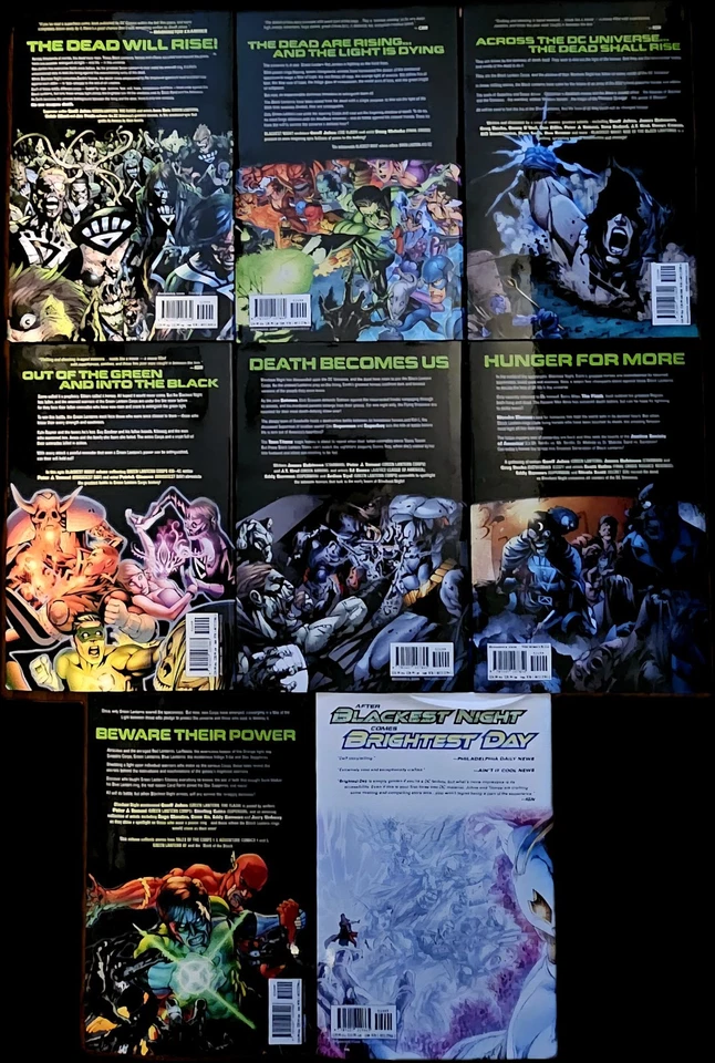 Blackest Night DC Hardcover Set (7 Books) + Brightest Day Prelude HC Lot - Image 2 of 2