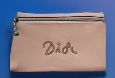 New Dior Pink Beaded Clutch Cosmetics Pouch VIP Gift