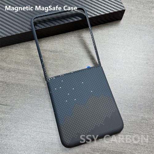 Real Carbon Fiber Case For Xiaomi Mix Flip 2 Aramid MagSafe Magnetic Armor Cover - Picture 17 of 19