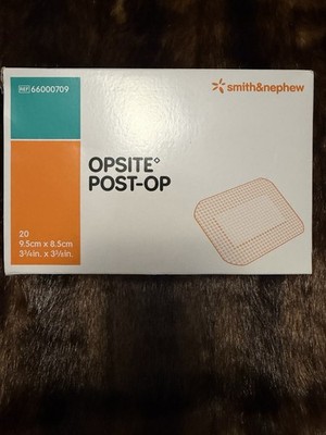 Opsite Post-Op Film 3.75'' x 3.375 ~Dressing ~ 20 PCS~Smith & Nephew 66000709~NIB