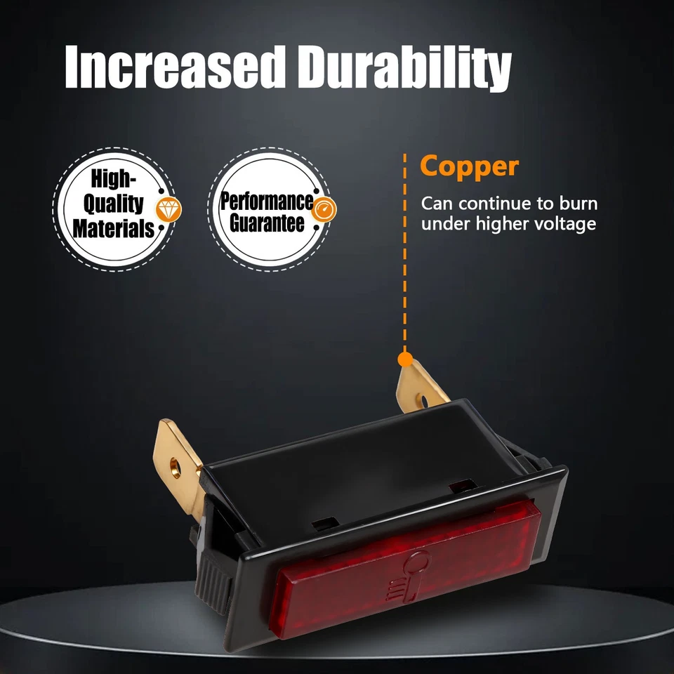 1x Bombilla indicadora de luz de temperatura caliente para Polaris Scrambler 400 500 4040053 1996-2001 Foto 2 de 4