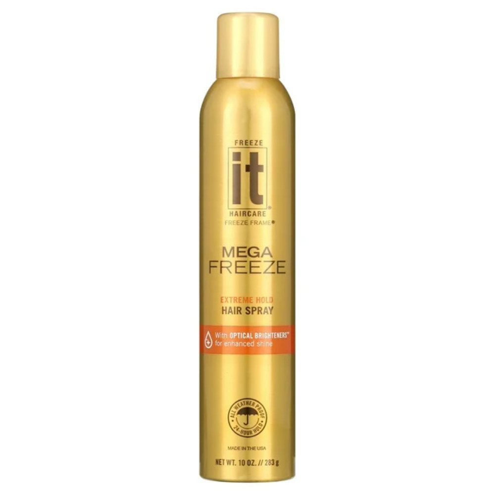 New Freeze IT Mega Freeze Hair Spray, Extreme Hold,10 oz, 2 Count, Best Seller
