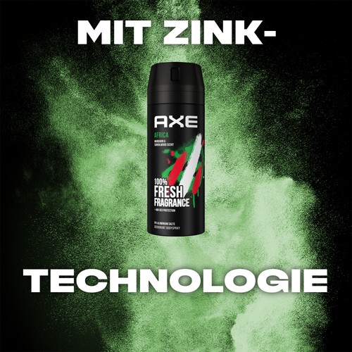 AXE Bodyspray Africa, ohne Aluminiumsalze (6 x 150ml) - Bild 6 von 7