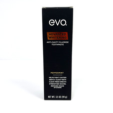 Evo Advanced Whitening Peppermint Anti Cavity Fluoride Toothpaste 3.5 OZ