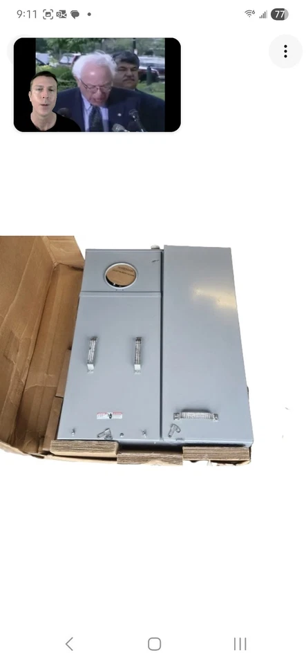 400 Amp Siemens Meter Main Panel MC3042B1400SD  Residential Panel UG Surface - Image 4 of 4