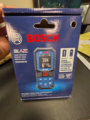 #ad Bosch GLM165 22 Laser Measure BRAND NEW IN BOX $38.95
