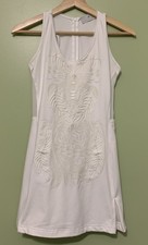 Adidas STELLA MCCARTNEY Caroline Wozniacki White Embroidered Tennis Dress