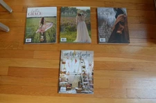Lot of 3 Bella Grace Magazines  Stampington & Company and 1  In her studio