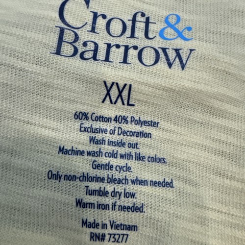 XXL Croft & Barrow Yellow T-Shirt with Lace Overlay 2019 Season Tee - Picture 4 of 4