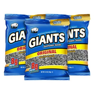 GIANTS Original Sunflower Seeds - to 5.75 Ounce (Pack of 3)