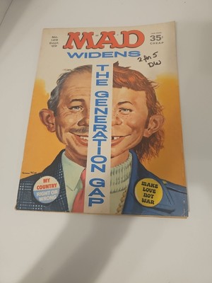 Mad Magazine September 1969 Issue #129 --The Generation Gap