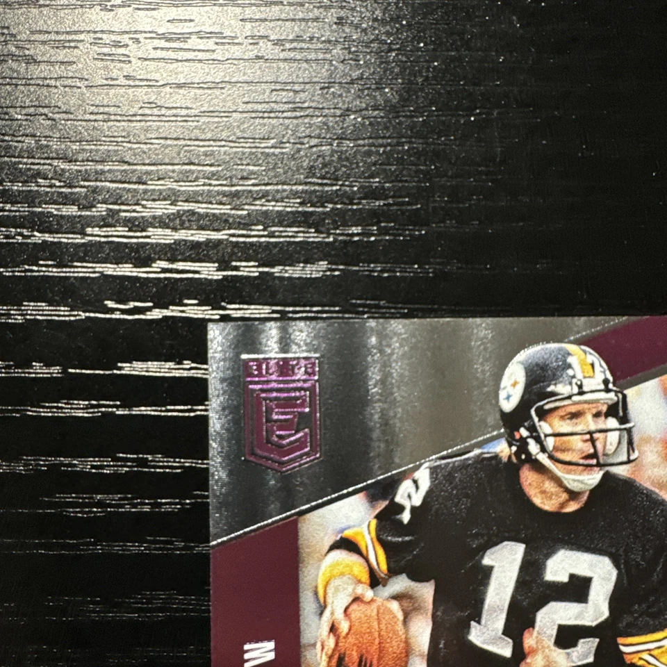 2016 Donruss Elite Etched in Time Purple /49 Terry Bradshaw #ET-TE HOF - Image 4 of 4