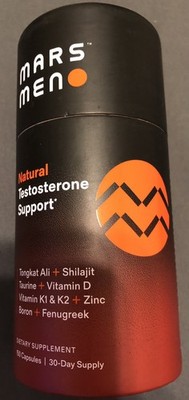 MARS MEN Natural Test Support 1 Month Supply AUTHENTIC REAL Supplement